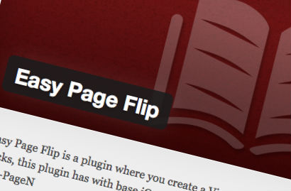 Easy Page Flip – Plugin WordPress